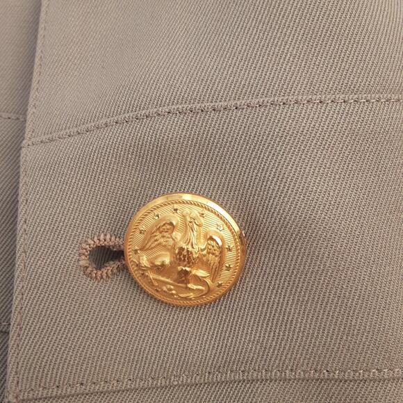 WWII Navy Beige Bullion Rate Aviation Storekeeper CPO Uniform Jacket 42 Reg - Picture 5 of 10